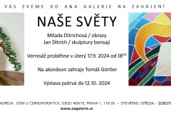 Leták 1 - Výstava Naše světy
